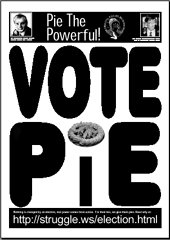 Vote pie poster