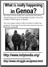 Genoa protest picture