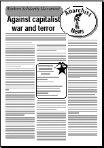 Against capitalist war and terror