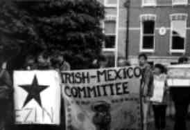 Irish Mexico Picket at embassy