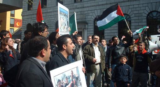 Palestinian solidarity demonstration in Dublin