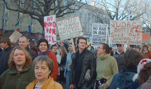 February 15 anti-war march in Dublin