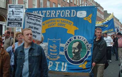 Waterford SIPTU banner