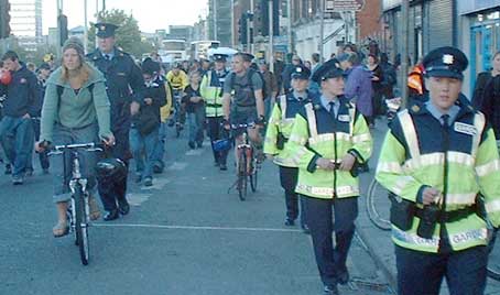 Polise escourt for RTS