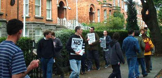 Socialist Youth picket