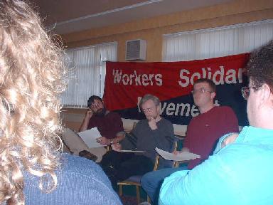 Platform at racism discussion