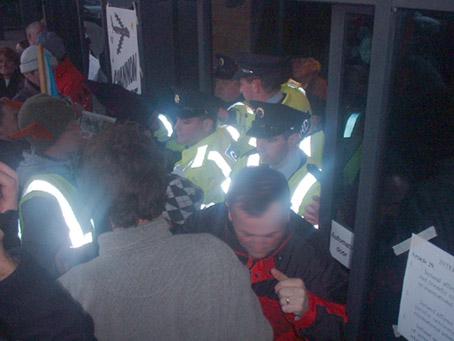 Pushing at the doors at Shannon